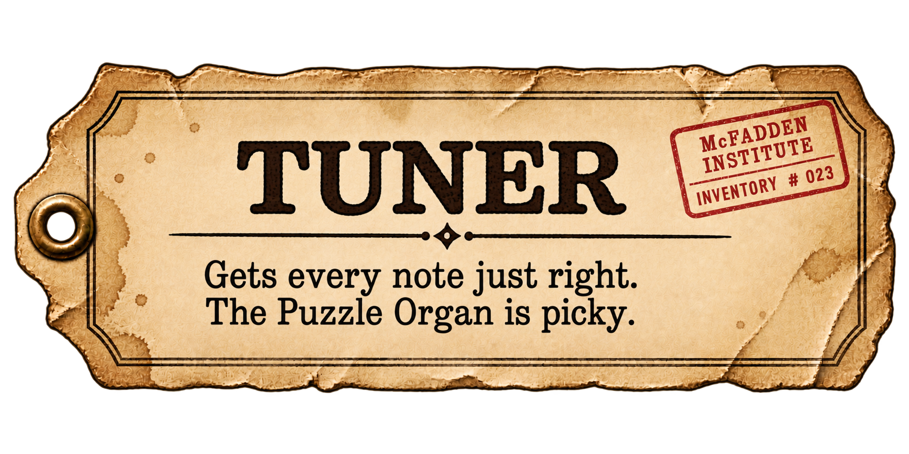 Puzzle Organ Tuner description
